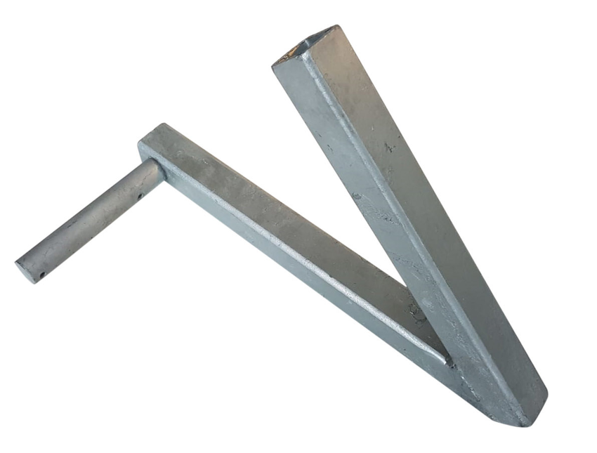 Cantonal Pied de support/centrage unilatéral pour Galets - gauche