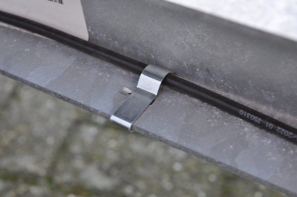 Cantonal Pince de châssis 43 mm pour fixation de câble - 10 pièces