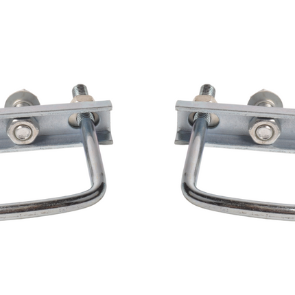 Cantonal Pince de timon pour pince de roue jockey Carré (48 mm) pour tube 60 mm ( 2 pièces)