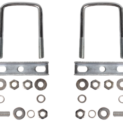 Cantonal Pince de timon pour pince de roue jockey Carré (48 mm) pour tube 60 mm ( 2 pièces)