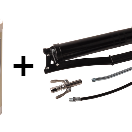 Cantonal Pistolet graisseur professionnel avec cartouche de graisse incluse