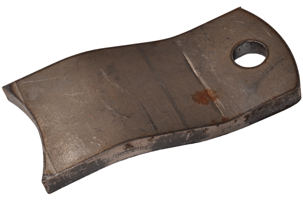 Cantonal Plaque à souder amortisseur plié