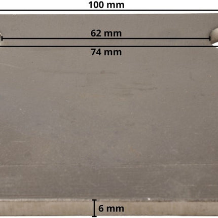 Cantonal Plaque de montage 100x80x6mm