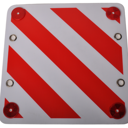 Cantonal Plaque de signalisation de charge avancée 50x50 cm - FOAM - Catadioptres inclus
