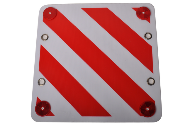 Cantonal Plaque de signalisation de charge avancée 50x50 cm - FOAM - Catadioptres inclus