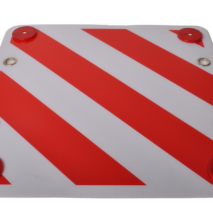 Cantonal Plaque de signalisation de charge avancée 50x50 cm - FOAM - Catadioptres inclus