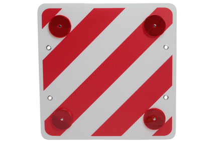 Cantonal Plaque de signalisation de charge avancée 50x50 cm - FOAM - Catadioptres inclus