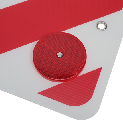 Cantonal Plaque de signalisation de charge avancée 50x50 cm - FOAM - Catadioptres inclus