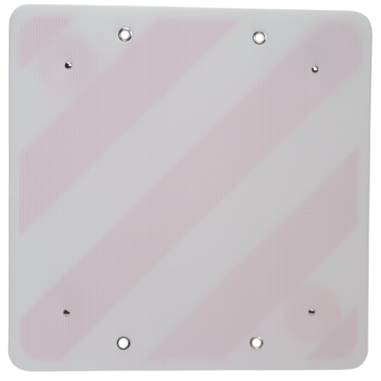 Cantonal Plaque de signalisation de charge avancée 50x50 cm - FOAM - Catadioptres inclus