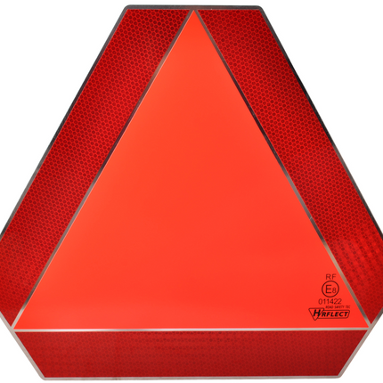 Cantonal Plaque de signalisation trafic lent - 36x41 cm - Aluminium