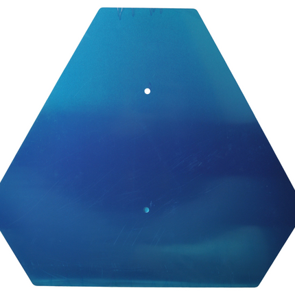 Cantonal Plaque de signalisation trafic lent - 36x41 cm - Aluminium