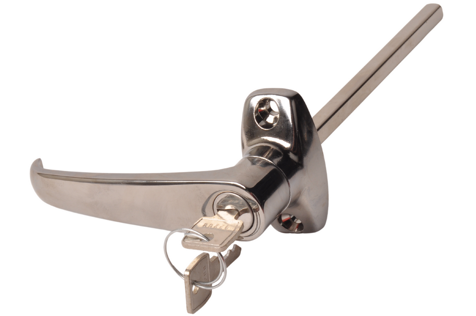 Cantonal Poignée de porte, verrouillable avec clé