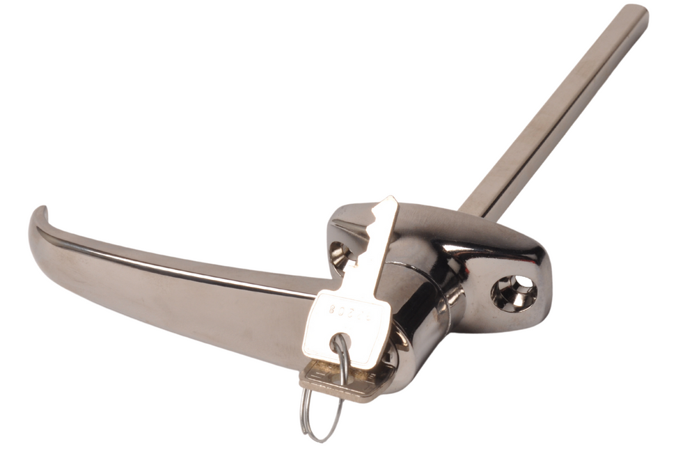 Cantonal Poignée de porte, verrouillable avec clé