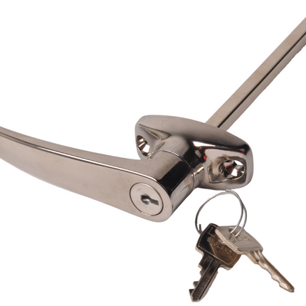 Cantonal Poignée de porte, verrouillable avec clé