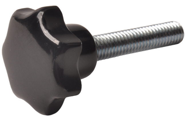 Cantonal Poignée étoile en bakélite 25 mm (M6x30 mm)