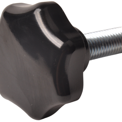 Cantonal Poignée étoile en bakélite 40 mm (M10x30 mm)