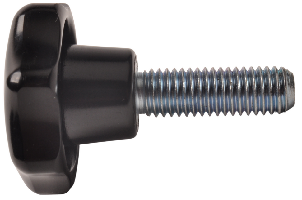 Cantonal Poignée étoile en bakélite 40 mm (M10x30 mm)