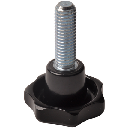 Cantonal Poignée étoile en bakélite 40 mm (M10x30 mm)