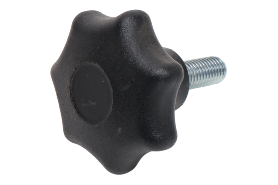 Cantonal Poignée étoile en bakélite 60 mm (M12x30 mm)