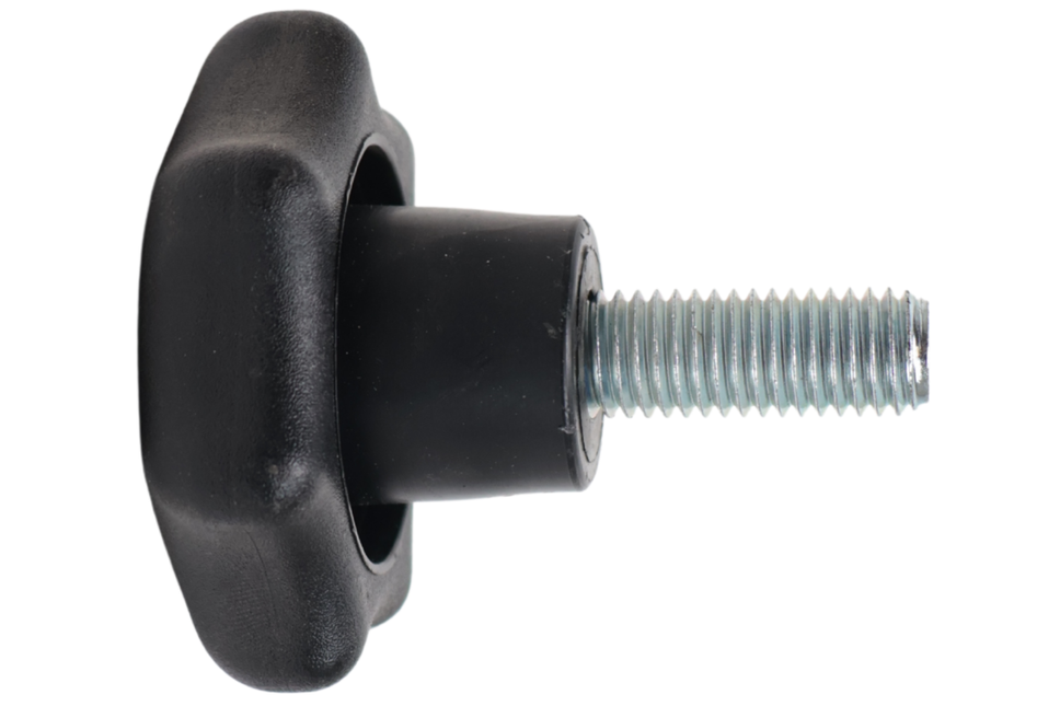 Cantonal Poignée étoile en bakélite 60 mm (M12x30 mm)