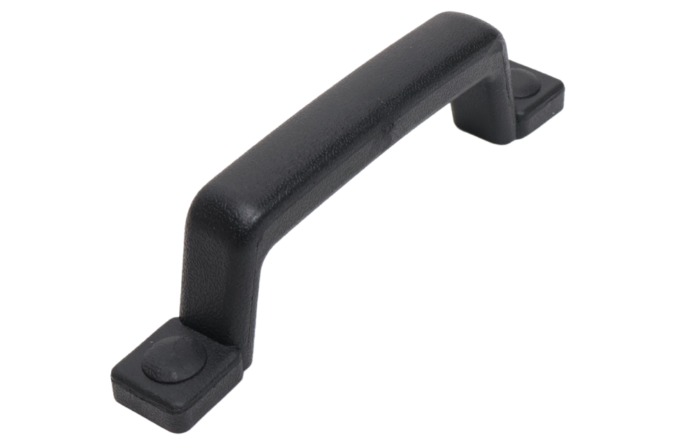 Cantonal Poignée PVC - noir - entraxe 155 mm
