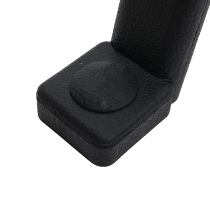 Cantonal Poignée PVC - noir - entraxe 155 mm