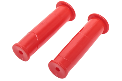 Cantonal Poignées de brouette rouges - diamètre env. 30 mm - jeu de 2 pièces