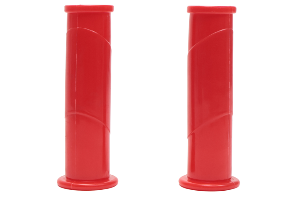 Cantonal Poignées de brouette rouges - diamètre env. 30 mm - jeu de 2 pièces