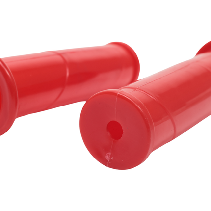 Cantonal Poignées de brouette rouges - diamètre env. 30 mm - jeu de 2 pièces