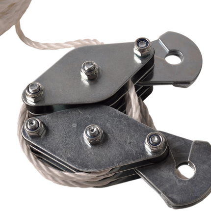 Cantonal Poulie avec 20 mètres de corde en nylon