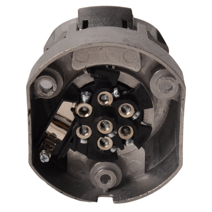 Cantonal Prise aluminium premium 7 broches, y compris commutation des phares antibrouillard