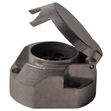 Cantonal Prise aluminium premium 7 broches, y compris commutation des phares antibrouillard