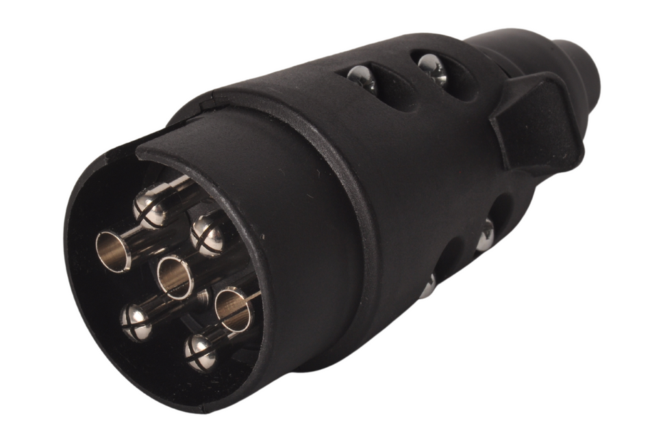 Cantonal Prise en version 7 broches avec raccordement vissé