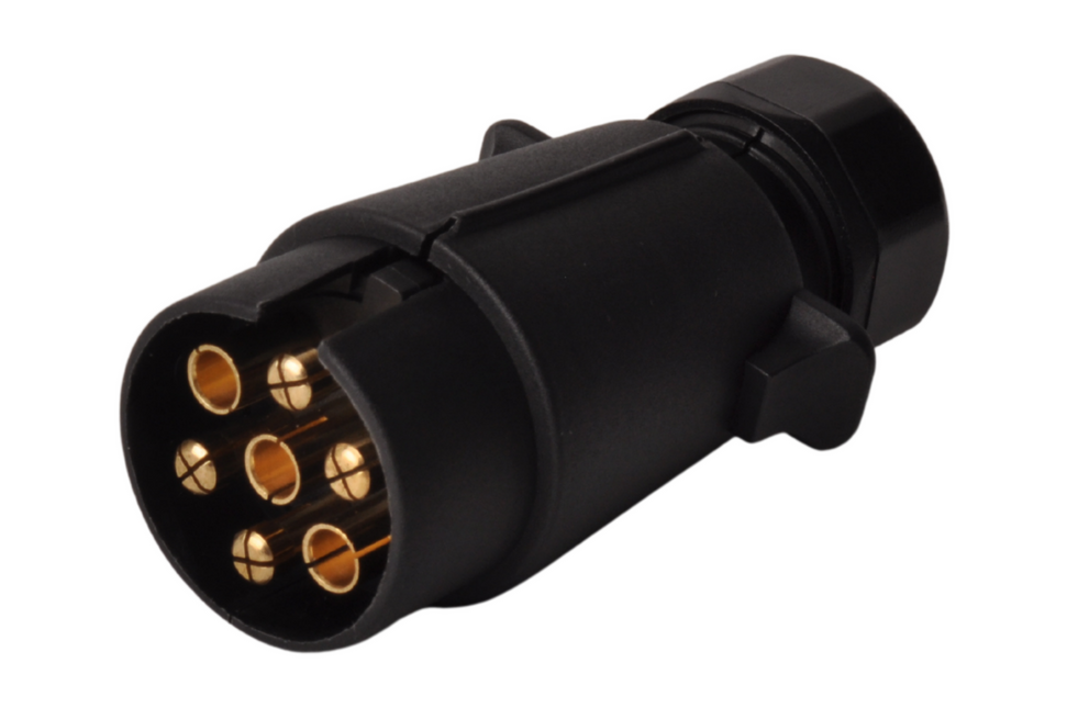 Cantonal Prise remorque  7 broches en plastique plat
