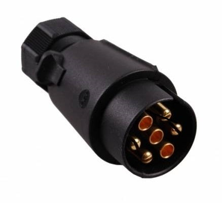 Cantonal Prise remorque  7 broches en plastique plat