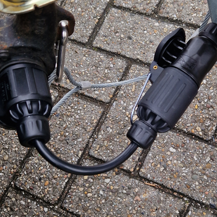 Cantonal Rallonge/extension de prise 13 broches - câble de 10 cm