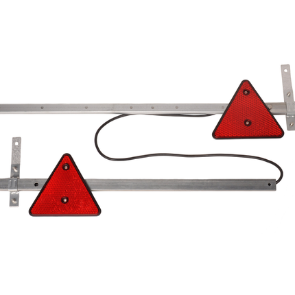Cantonal Rampe de signalisation  LED extensible de 110 cm à 160 cm - 7 broches - catadioptres inclus