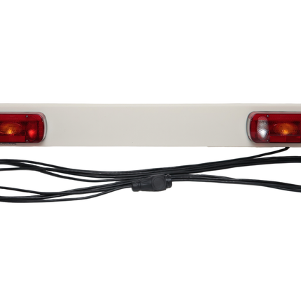Cantonal Rampe d’éclairage pour remorque - 150 cm de large - Prises 13 broches sur 9 mètres de câble