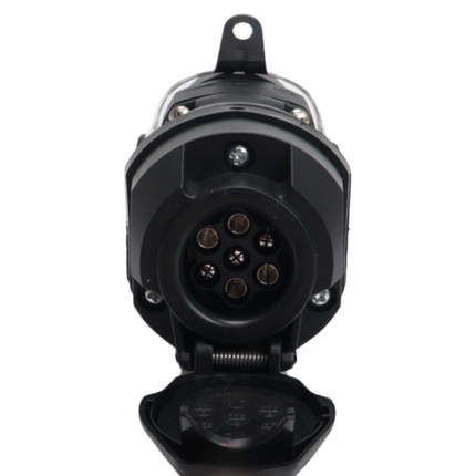 Cantonal Réducteur de tension de 24 à 12 volts - prise N 15 broches sur prise 7 broches