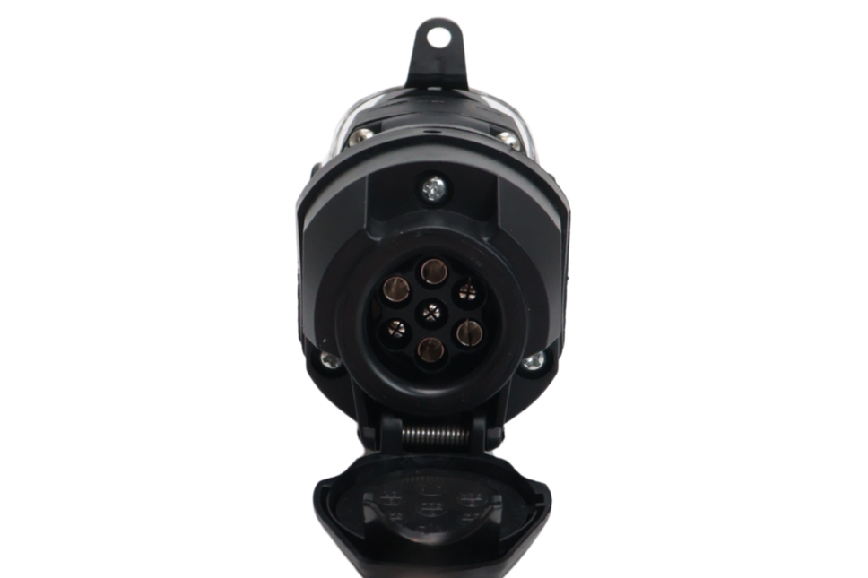 Cantonal Réducteur de tension de 24 à 12 volts - prise N 15 broches sur prise 7 broches