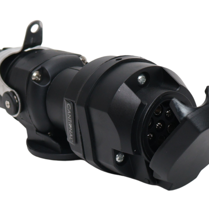 Cantonal Réducteur de tension de 24 à 12 volts - prise N 15 broches sur prise 7 broches