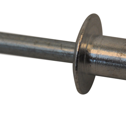 Cantonal Rivet aluminium à tête plate - Rivet pop - 6 x 18 mm - Zone de serrage 11 - 13 mm - 3900 N - les 10