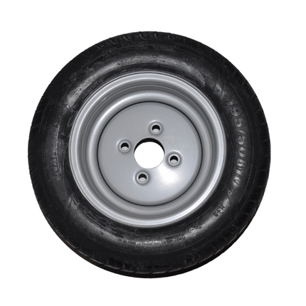 Cantonal Roue complète 10 pouces -18x8.00-10 / 195/50 B10 Pneus + Jantes - Opel Pas : 4x100 - 750 kg - 10PR - 60 mm diamètre moyeu