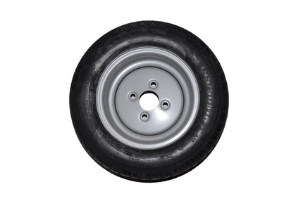 Cantonal Roue complète 10 pouces -18x8.00-10 / 195/50 B10 Pneus + Jantes - Opel Pas : 4x100 - 750 kg - 10PR - 60 mm diamètre moyeu