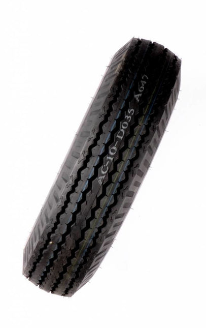 Cantonal Roue complète 10 pouces - pneu 5.00-10 + jante - pas Français : 4x115 - 355 kg - 4PR - Diamètre du moyeu: 85 mm