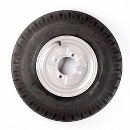 Cantonal Roue complète 10 pouces - pneu 5.20-10 + jante - 355 kg - 4PR - diamètre du moyeu: 85 mm