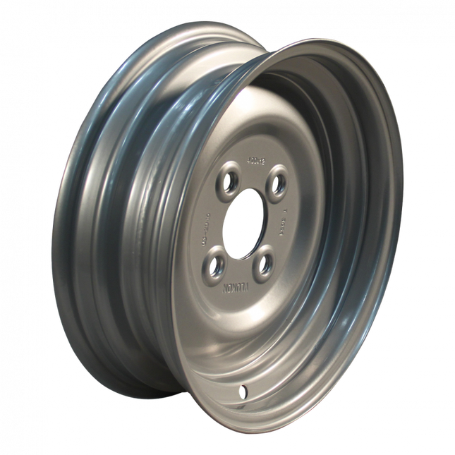 Cantonal Roue complète 12 pouces - 155/70R12C pneu + jante - pas Opel  : 4x100 - 450 kg - diamètre du moyeu:  60 mm