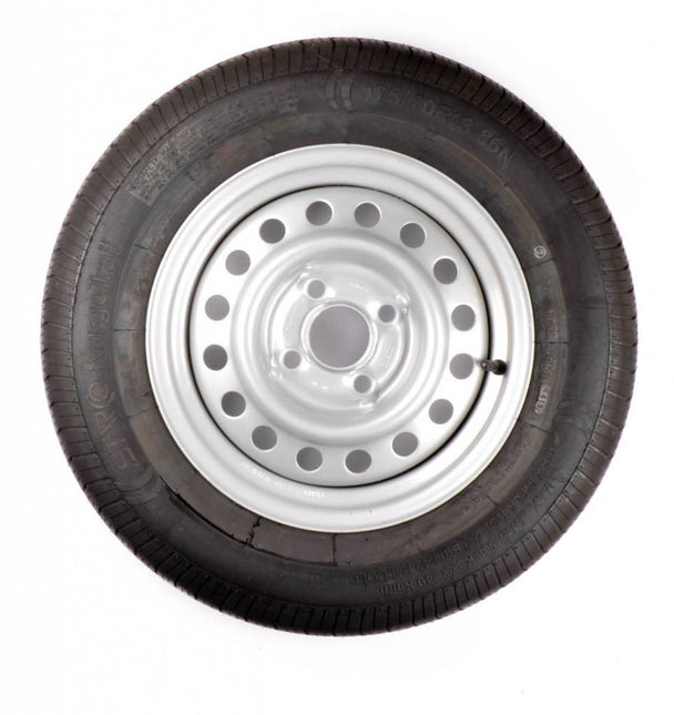 Cantonal Roue complète 175/70R13 pneu + jante (cercle de trous 4x100) 530 kg diamètre du moyeu: 57 mm