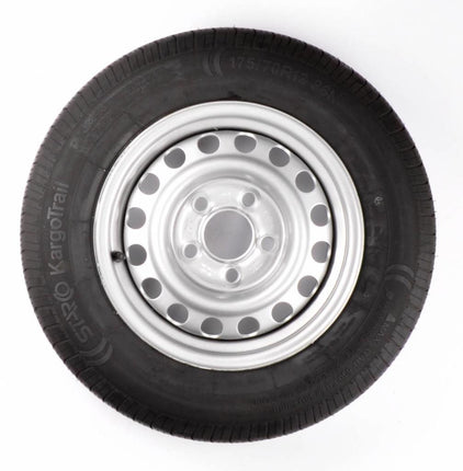 Cantonal Roue complète 175/70R13 pneu + jante (cercle de trous 5x112) 530 kg diamètre du moyeu: 67 mm