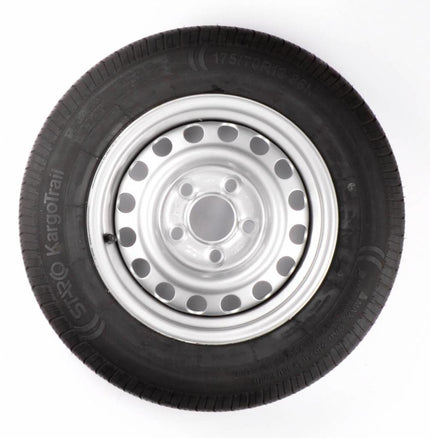 Cantonal Roue complète 175/70R13 pneu + jante (cercle de trous 5x112) 530 kg diamètre du moyeu: 67 mm